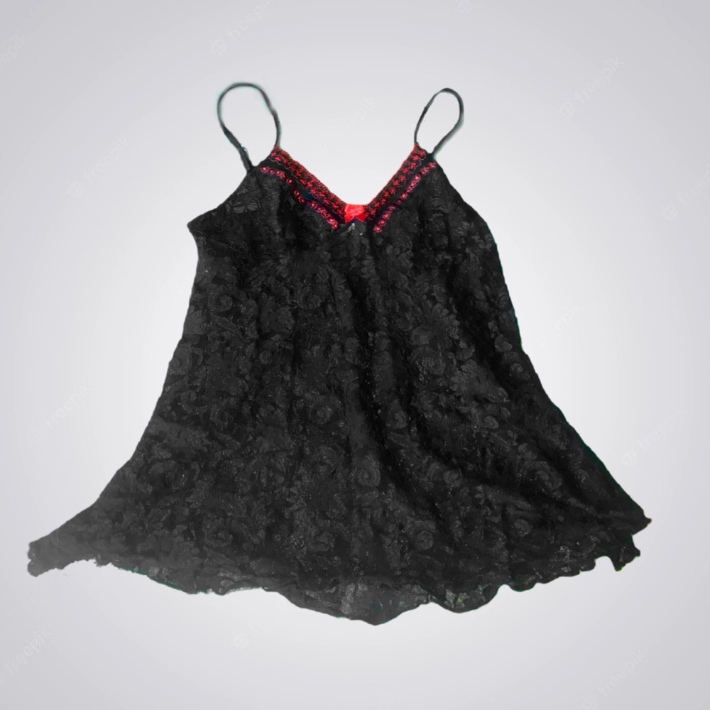 Gorgeous Vampiric Lace Slip Top
